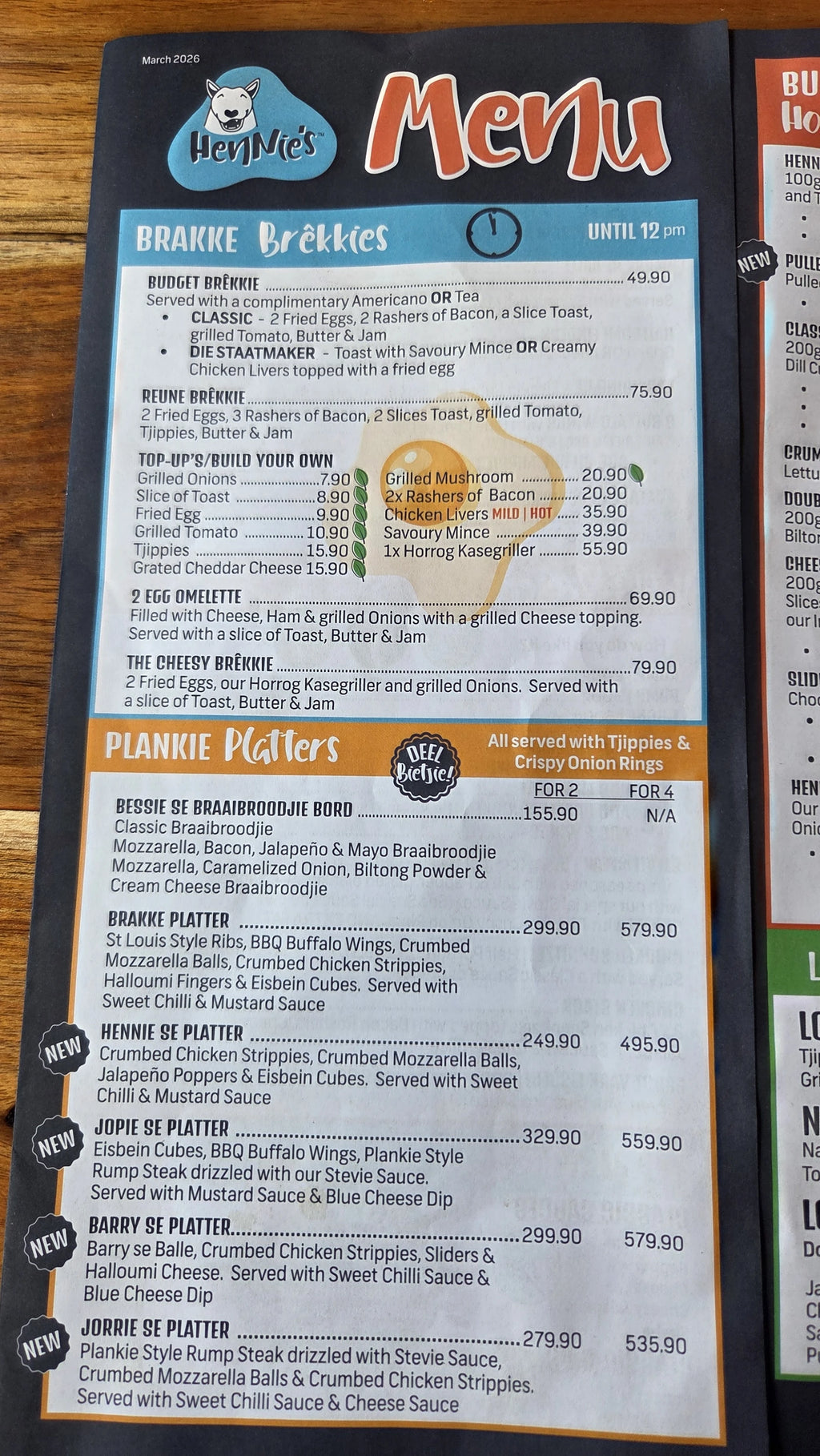 Hennie's Durbanville Restaurant, Cape Town South Africa