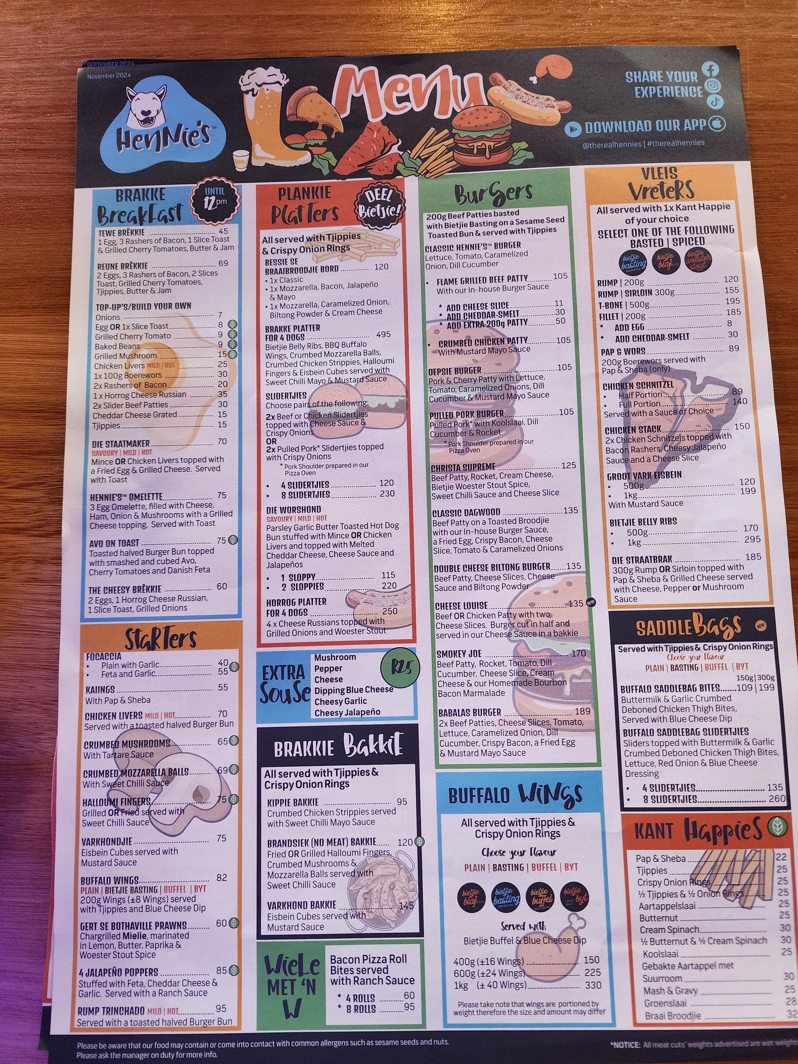Hennie's Somerset West, Cape Town South Africa