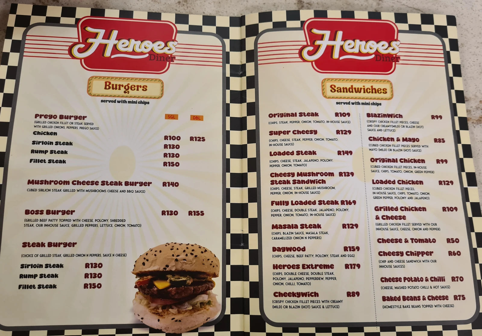 Heroes Diner Lifestyle, Durban South Africa