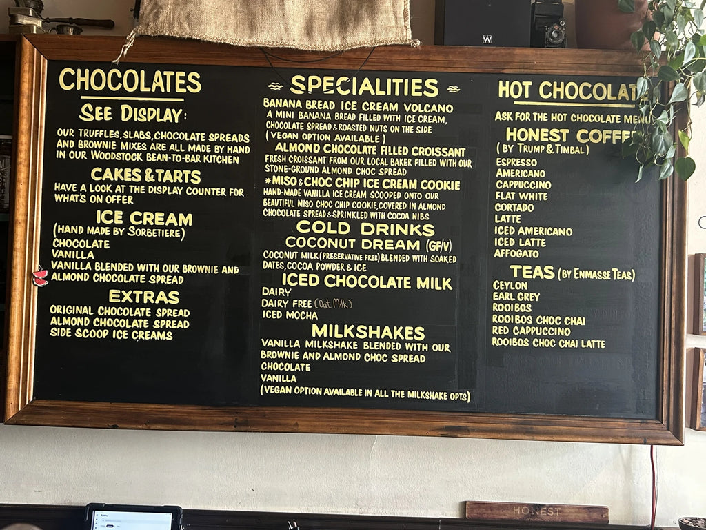 Honest Chocolate Cafe - Cape Town City Centre, Cape Town South Africa
