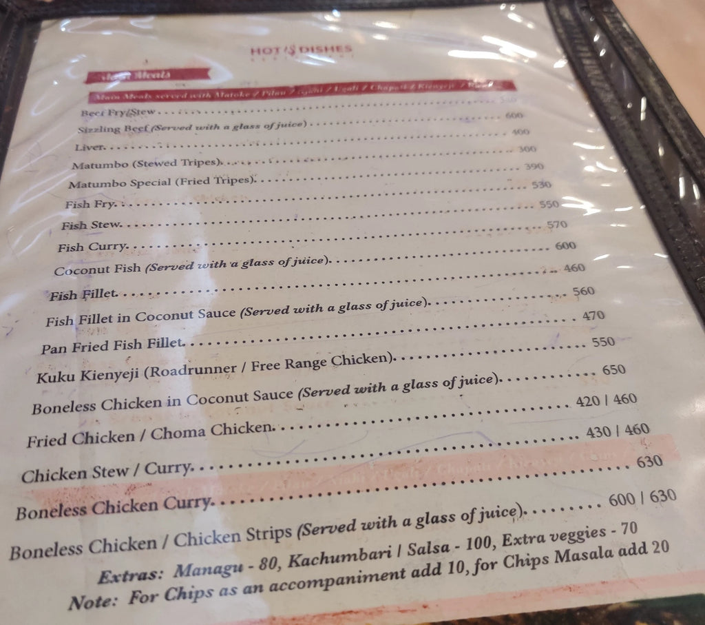Hot Dishes Restaurant (Old Mutual Building), Nairobi Kenya