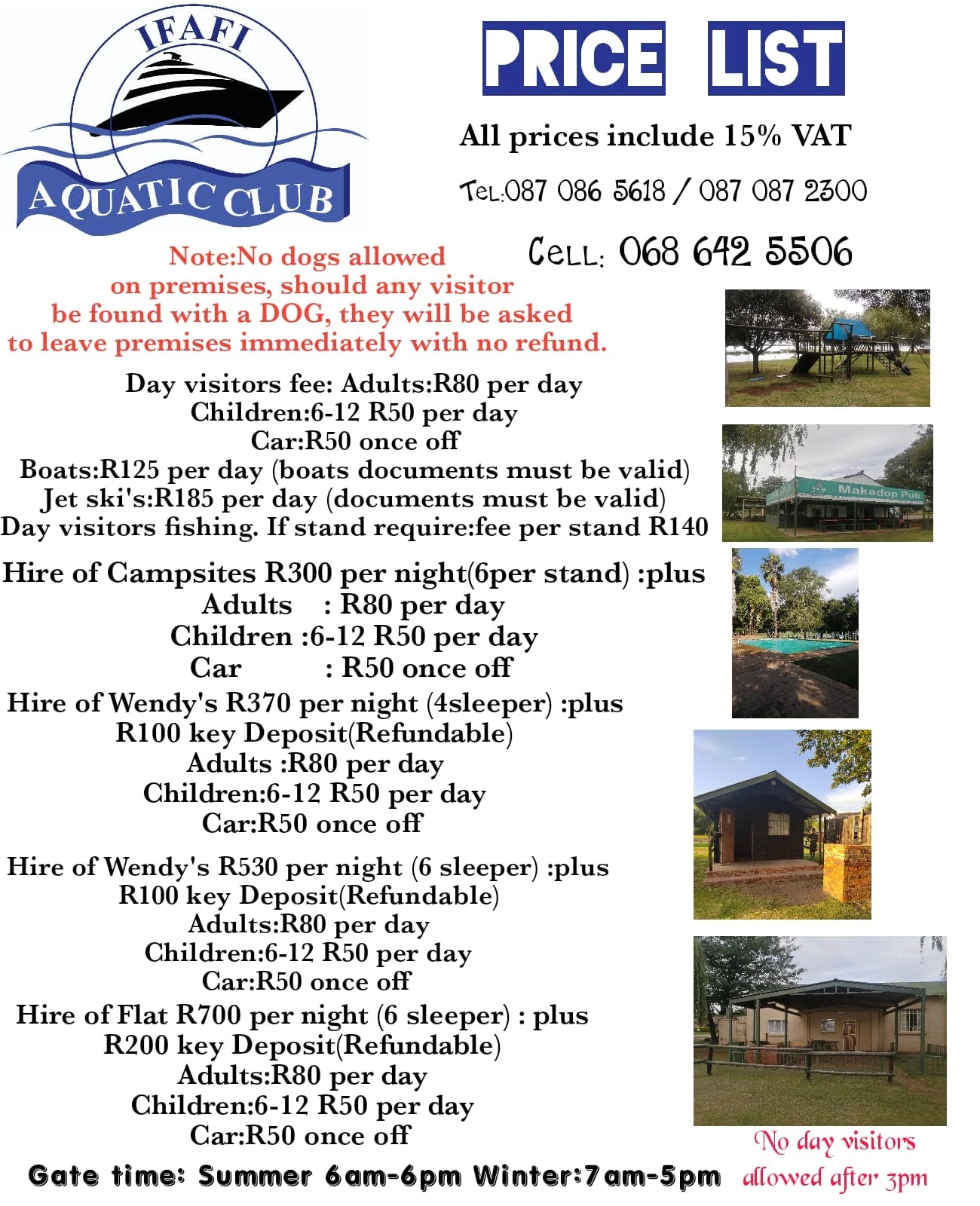 Ifafi Aquatic Club, Hartbeespoort South Africa