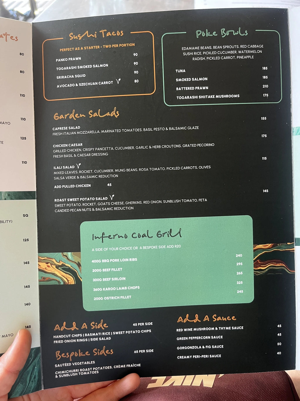 Ilali Restaurant, Wilderness South Africa