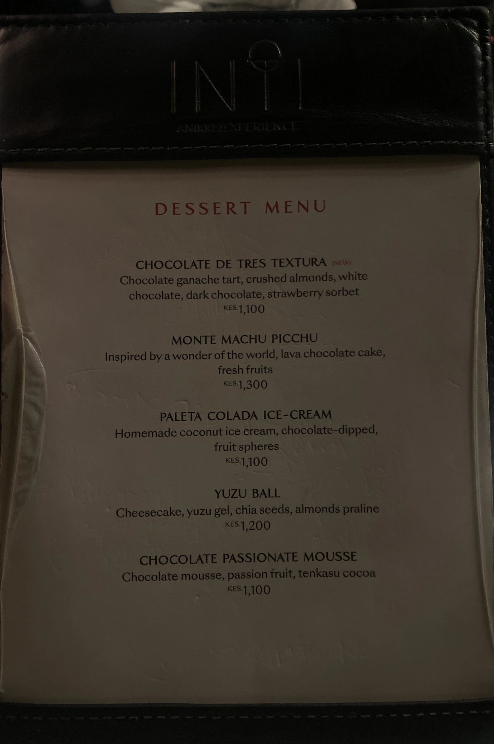 INTI - A Nikkei Experience, Nairobi Kenya