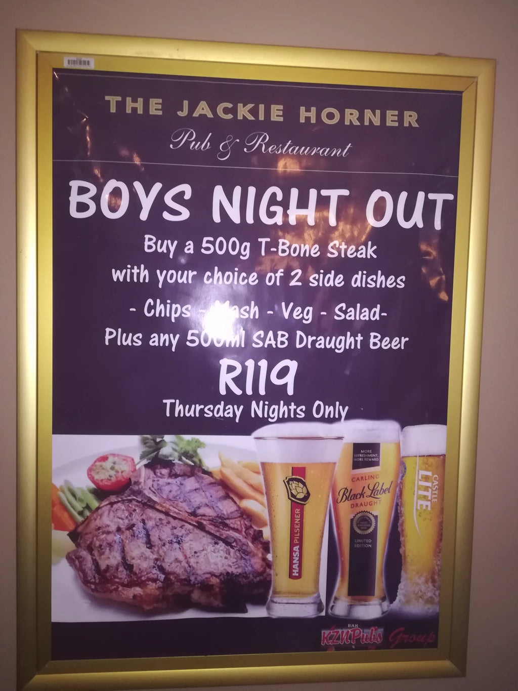 JACKIE HORNER PUB & RESTAURANT, Durban South Africa