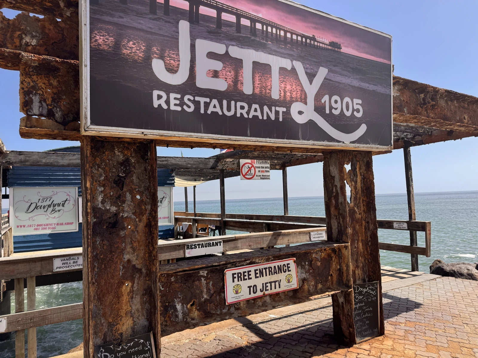 Jetty 1905 Restaurant, Swakopmund Namibia