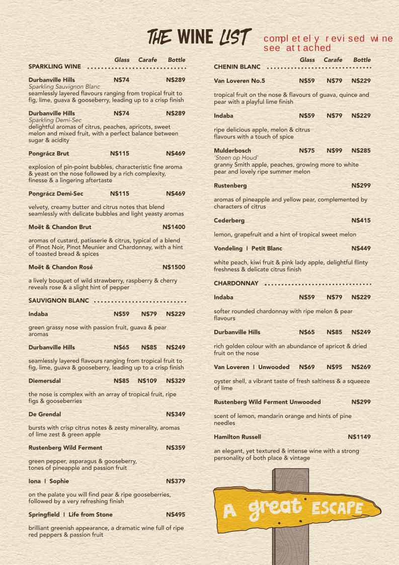 Joe's Beerhouse, Windhoek Namibia