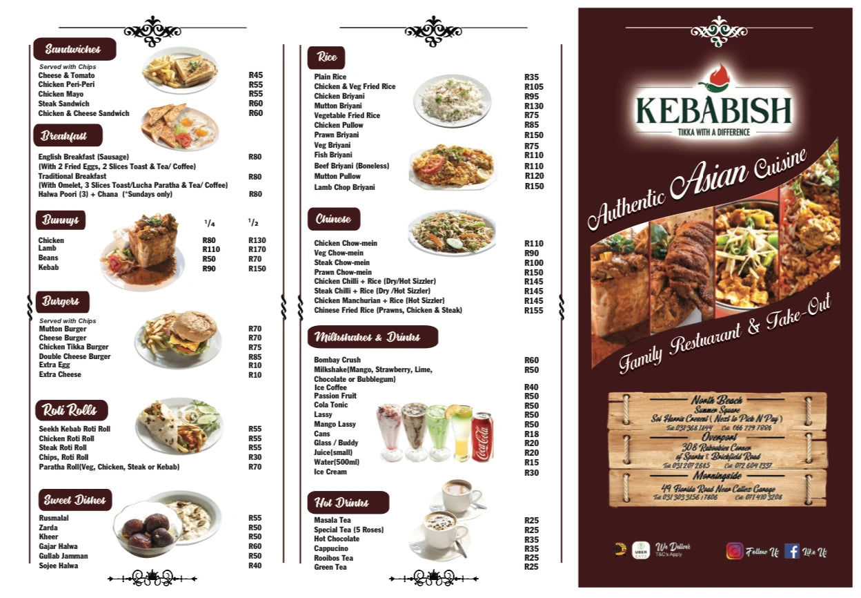 Kebabish Overport, Durban South Africa