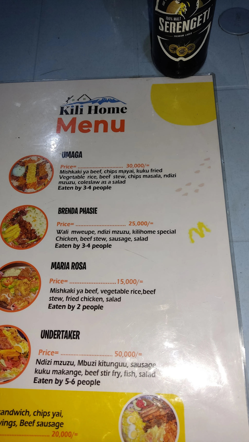 Kili Home Garden Bar and Restaurant, 
Cemetery Rd Tanzania