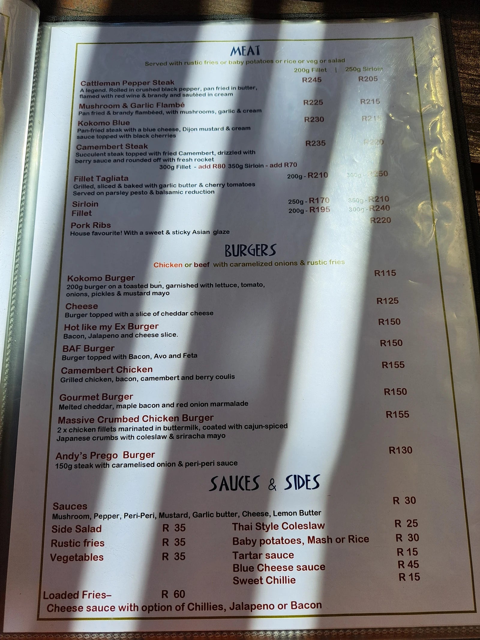 Kokomo Beach Bar & Restaurant, Langebaan South Africa