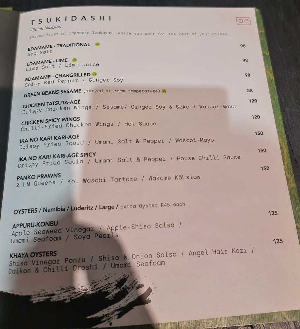 KōL Izakhaya, Johannesburg South Africa