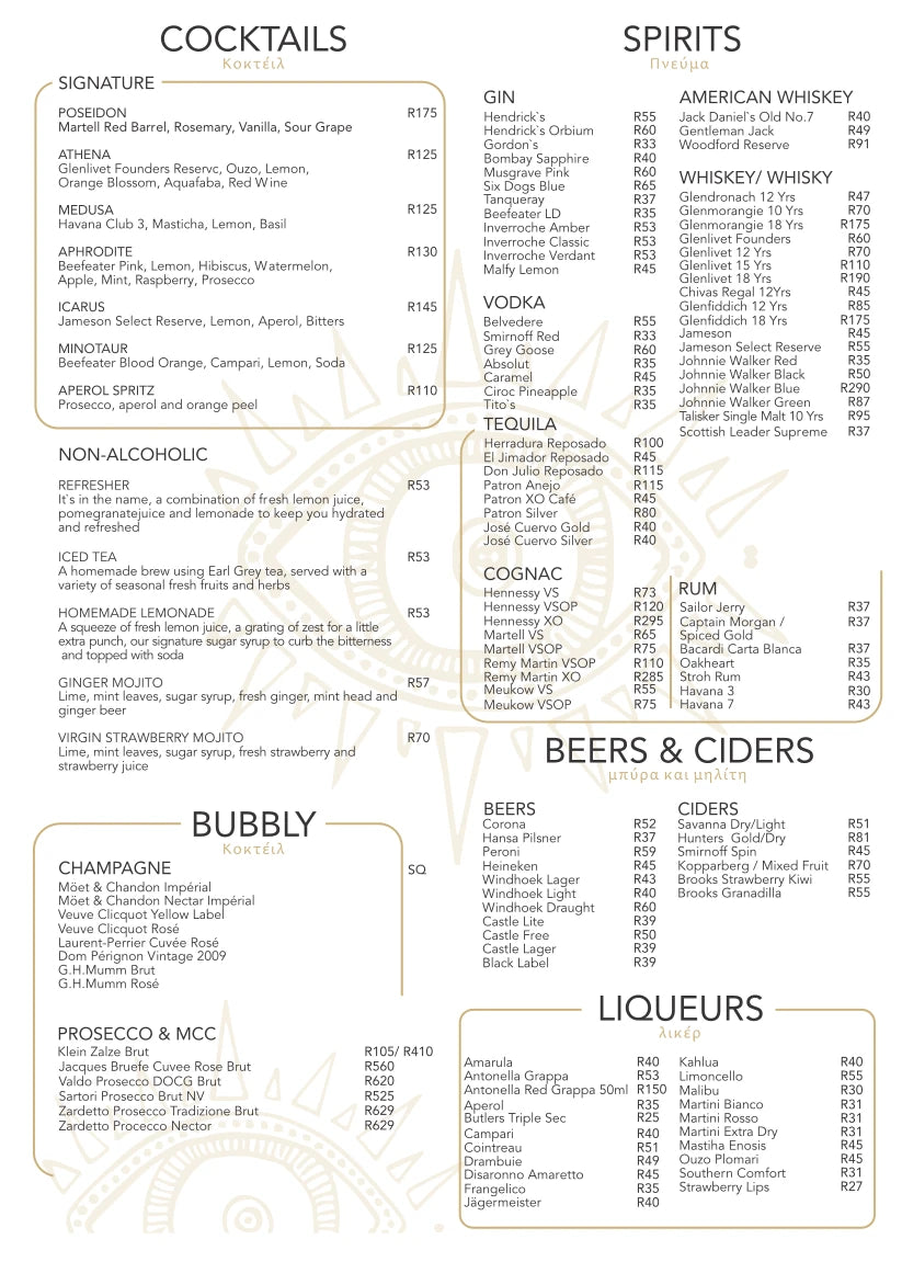 Kolonaki Greek Kouzina, Randburg South Africa