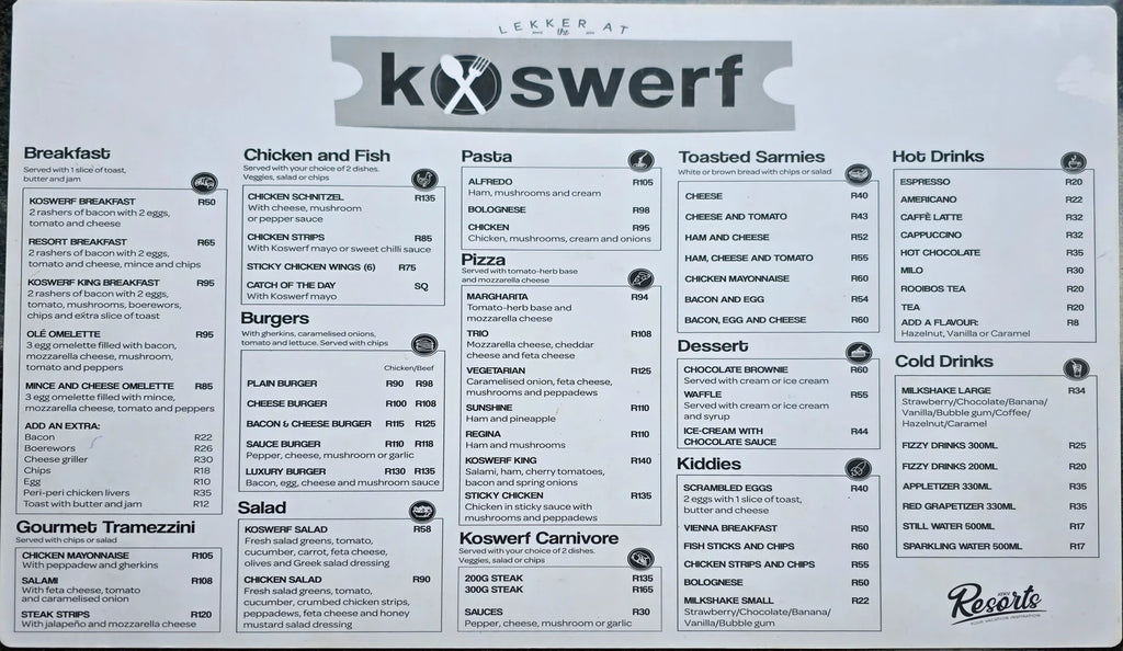 Koswerf @ATKV Buffelspoort, 
R104 South Africa