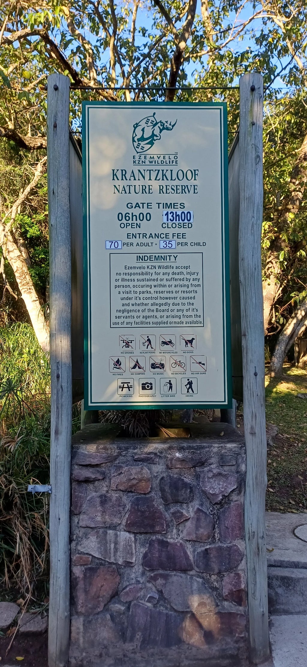Krantzkloof Nature Reserve, Kloof South Africa