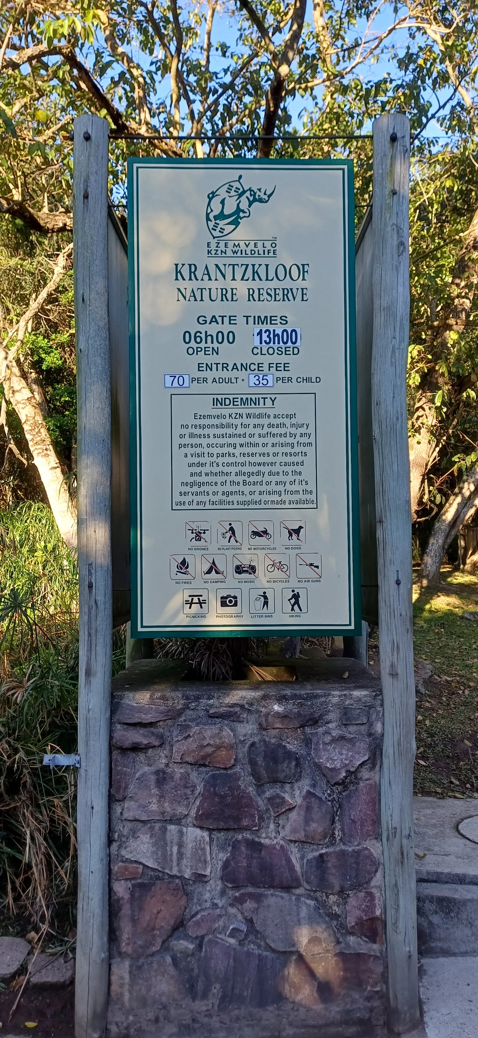 Krantzkloof Nature Reserve, Kloof South Africa