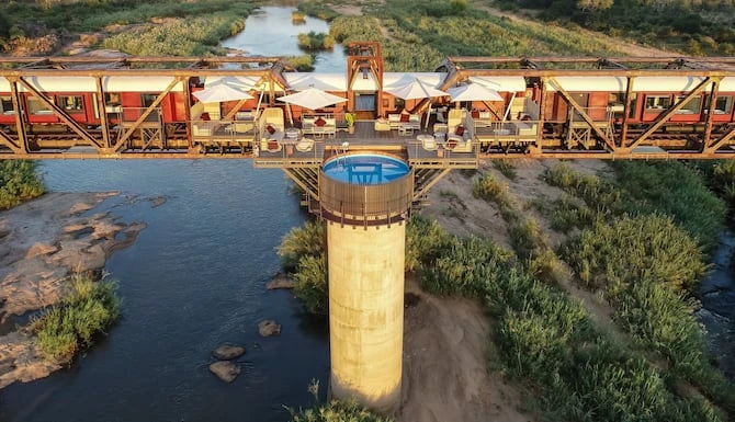 Kruger Shalati - The Train on the Bridge, Skukuza South Africa