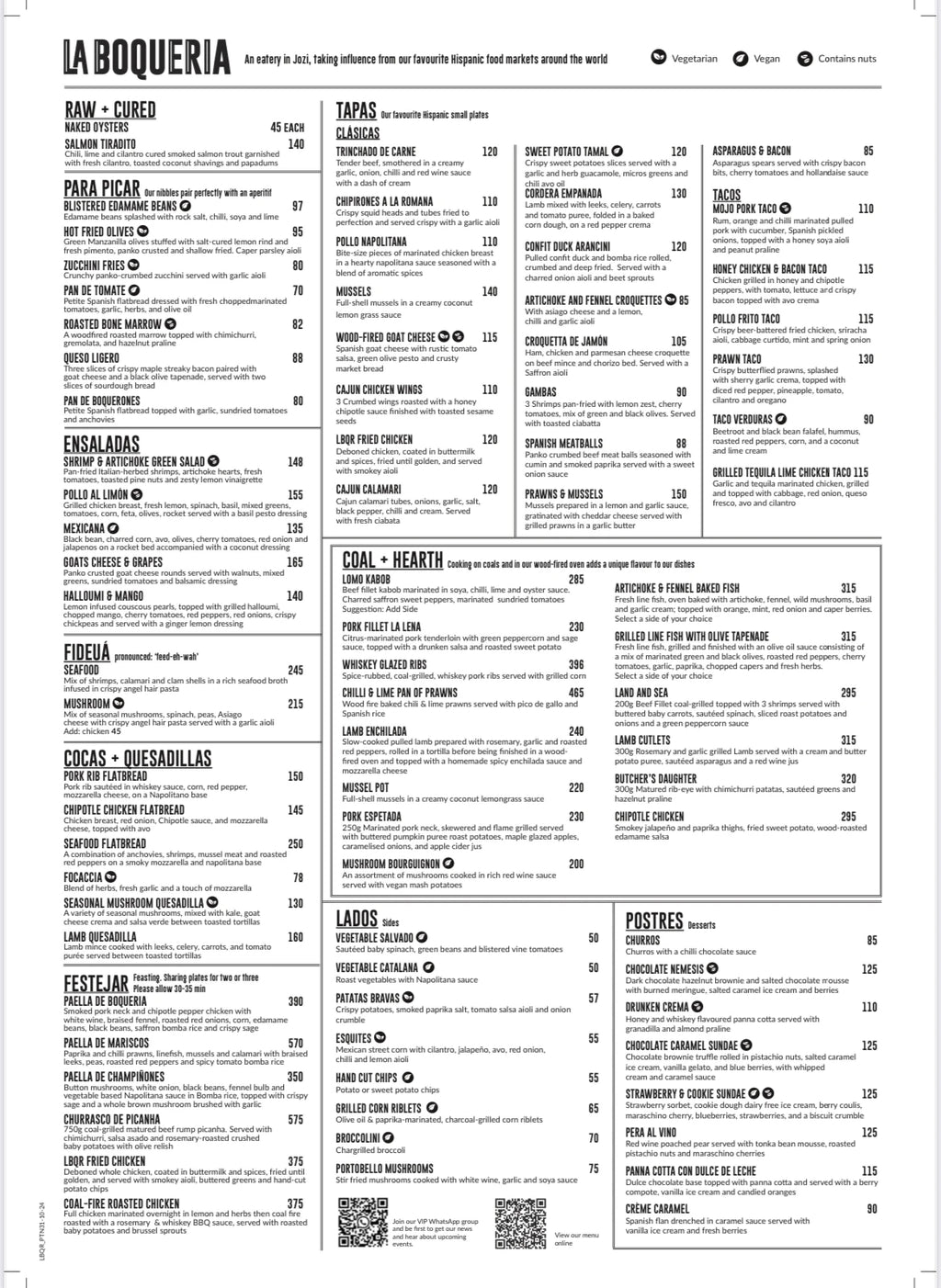 La Boqueria Parktown North, Randburg South Africa