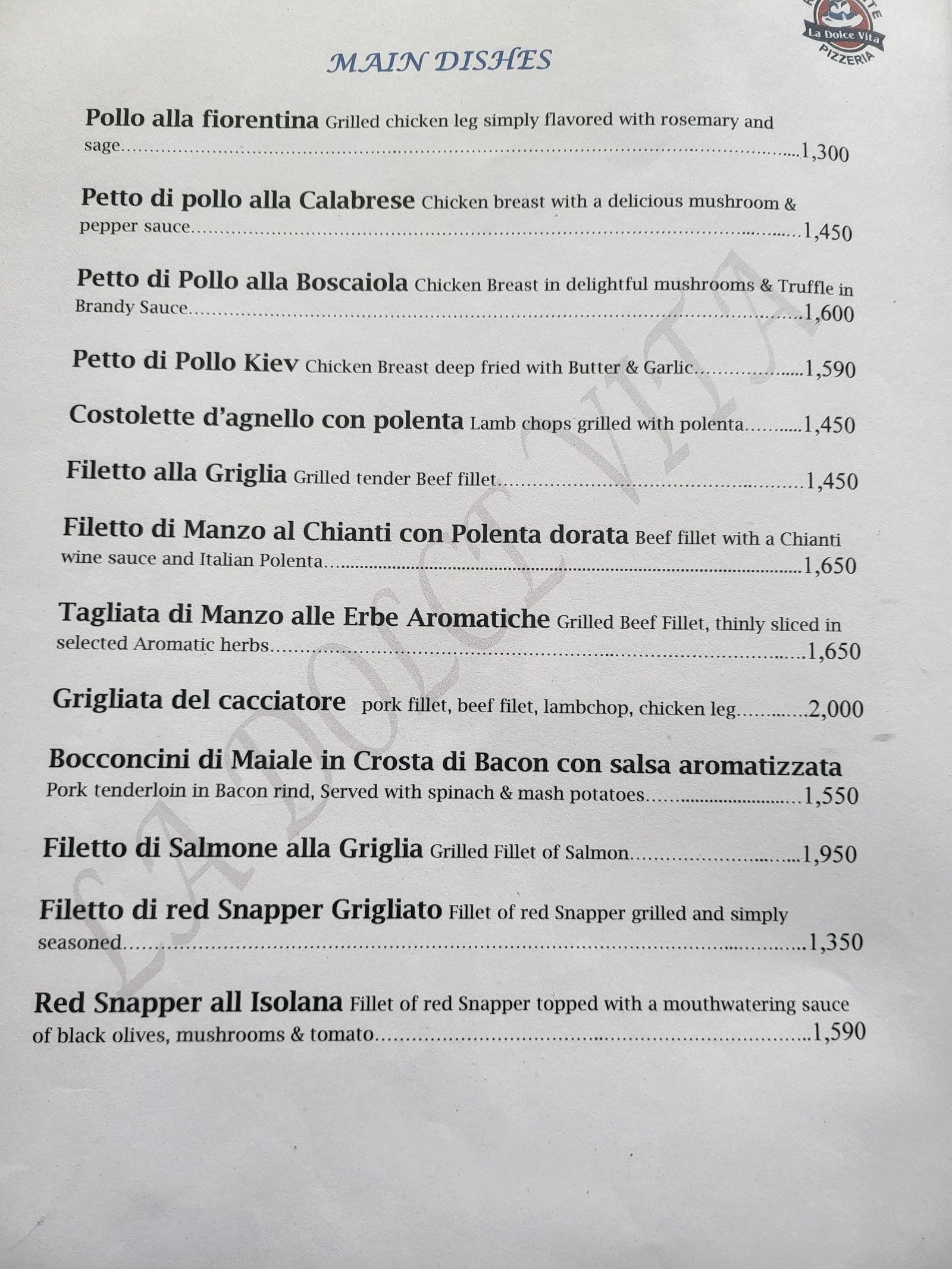 La Dolce Vita, Nairobi Kenya