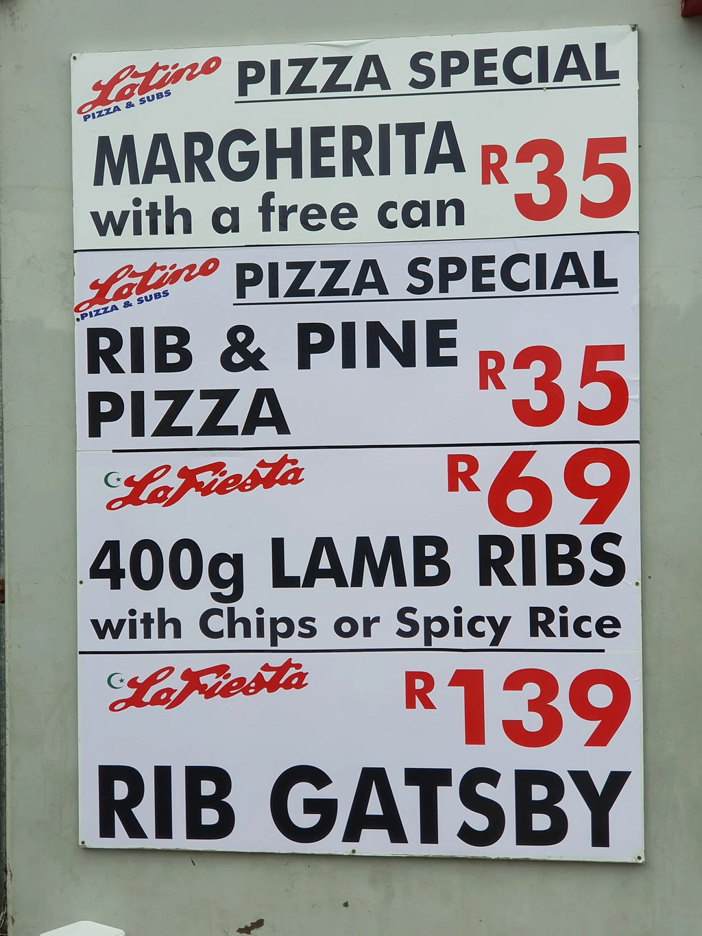 La Fiesta Take Aways "THE BIG TASTE", Gqeberha South Africa