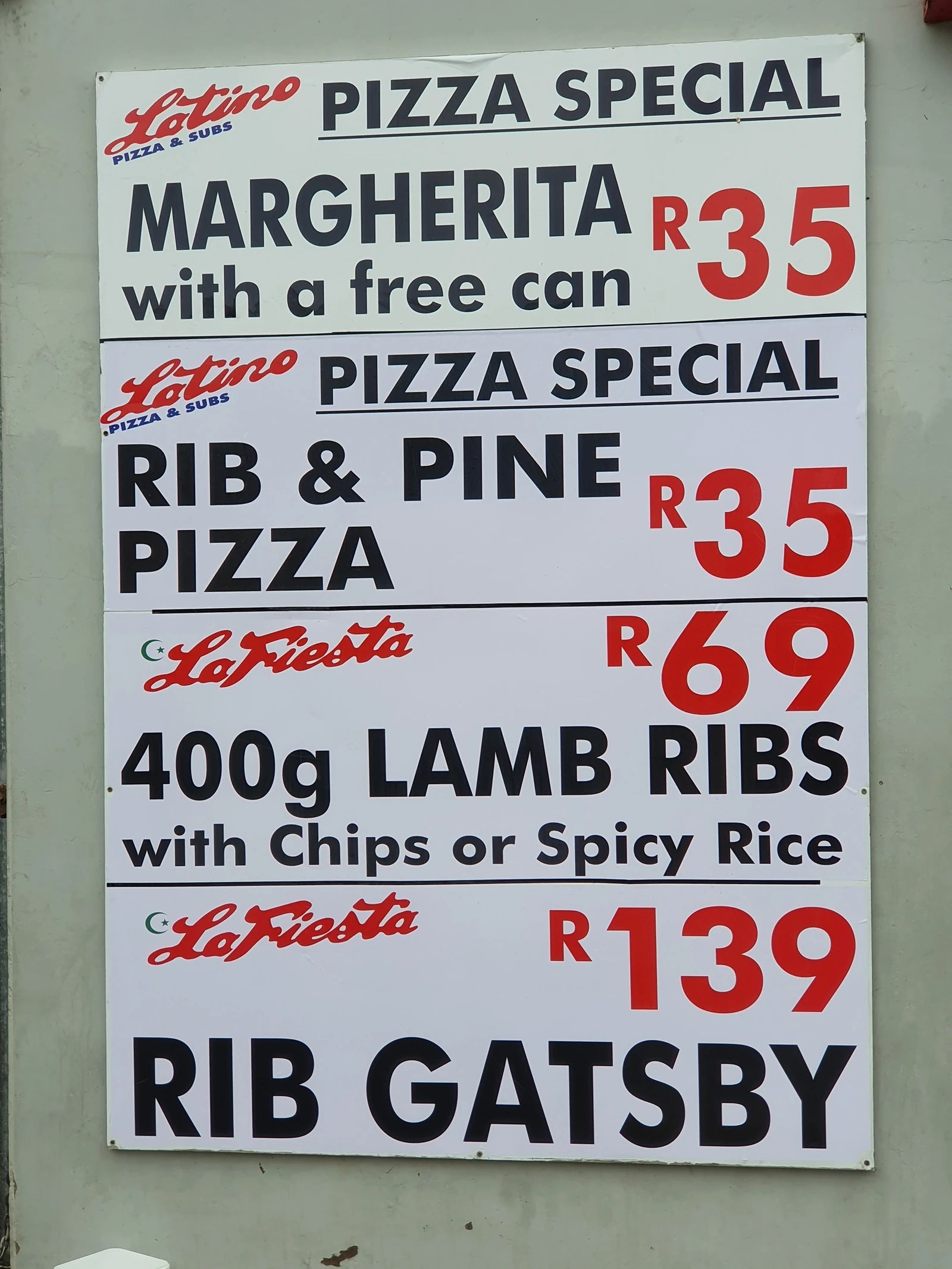 La Fiesta Take Aways "THE BIG TASTE", Gqeberha South Africa