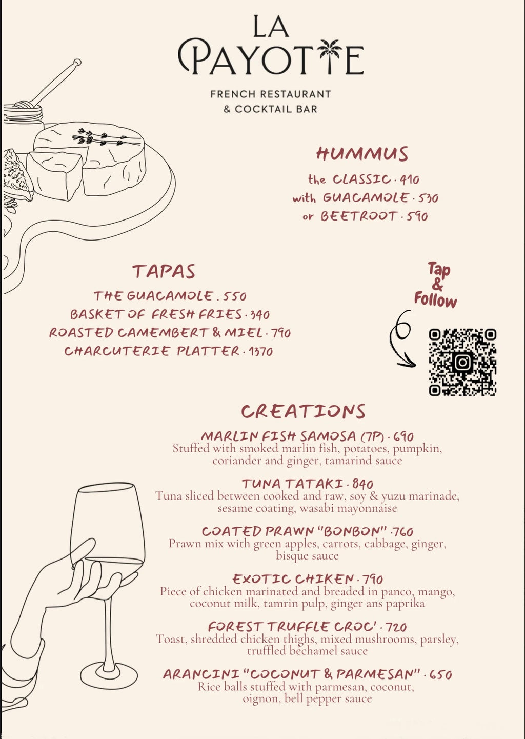 La Payotte Restaurant Grand Baie - Cocktail Bar & Tapas, Grand Baie Mauritius