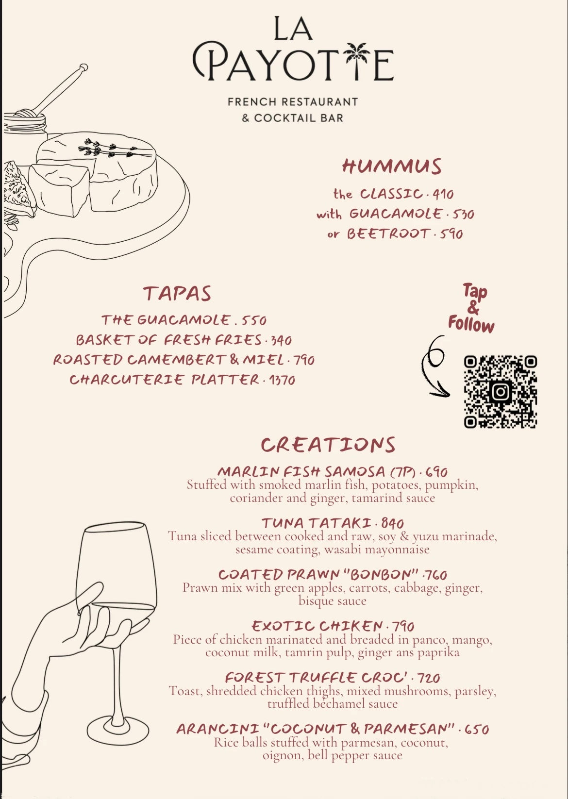 La Payotte Restaurant Grand Baie - Cocktail Bar & Tapas, Grand Baie Mauritius