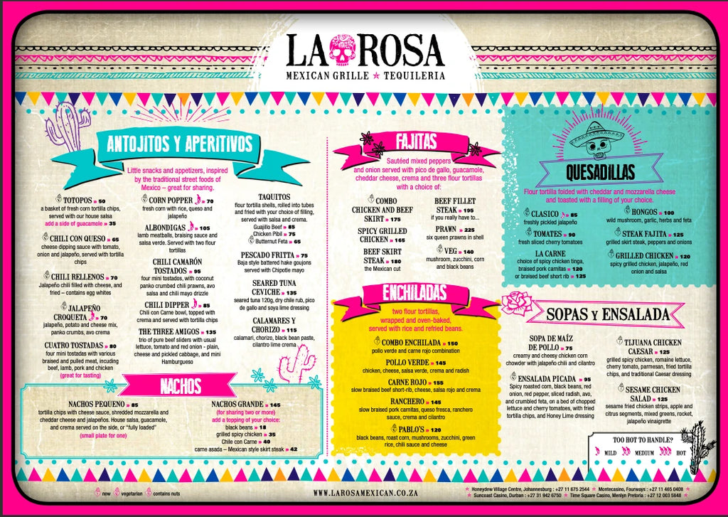 La Rosa Mexican Grille - Montecasino, Johannesburg South Africa