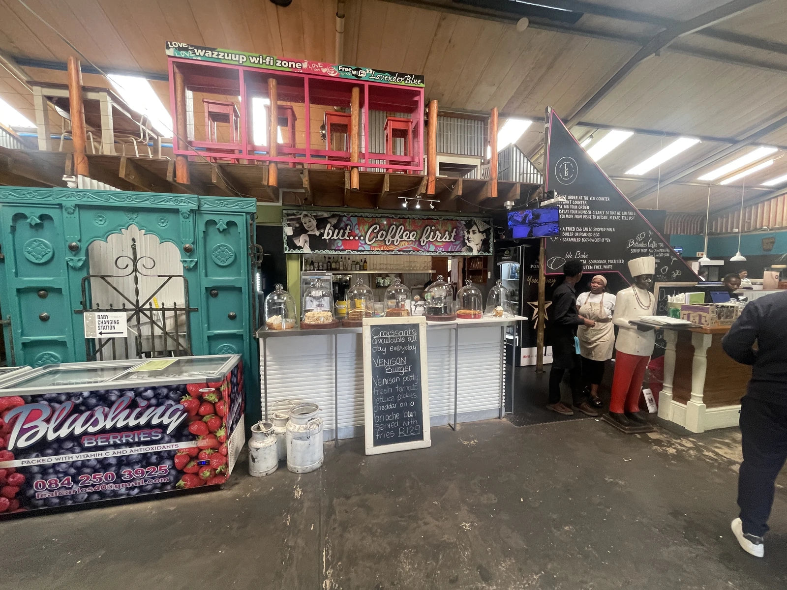 Lavender Blue Market, Café & Deli, KuGompo City South Africa