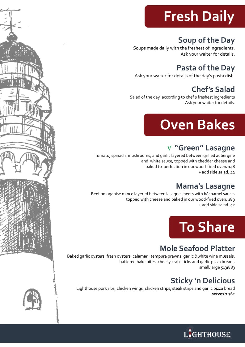 Lighthouse Restaurant Swakopmund, Swakopmund Namibia