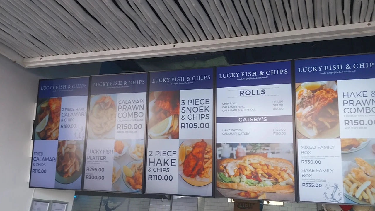 Lucky Fish & Chips Muizenberg, Cape Town South Africa