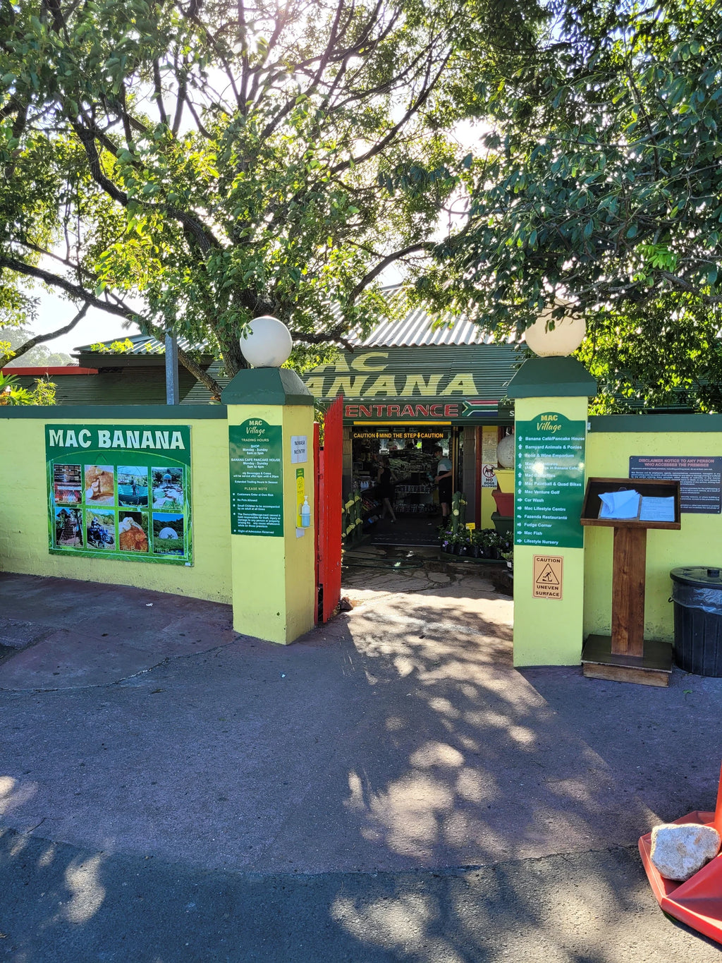 Mac Banana, Port Edward South Africa