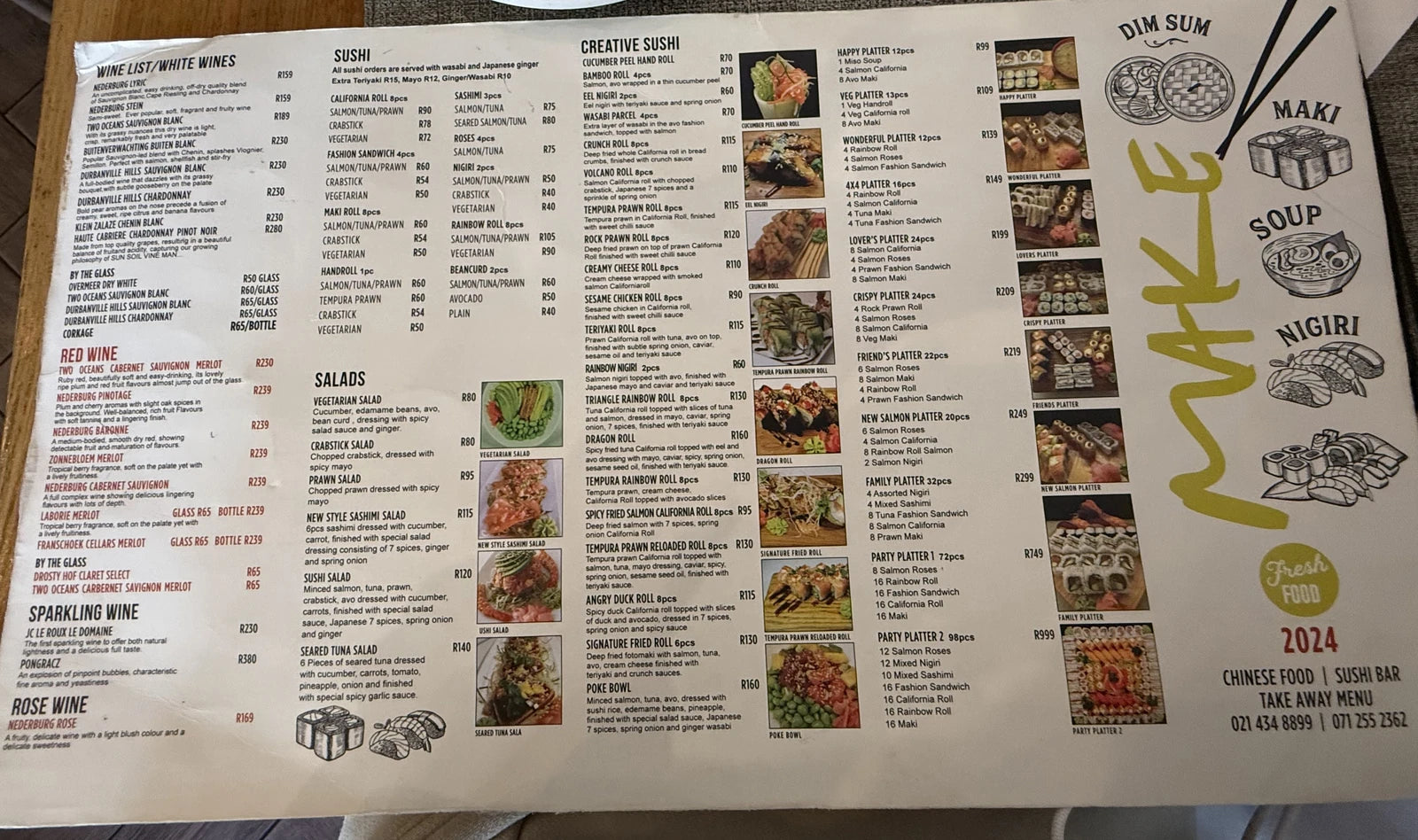 Make Restaurant, Cape Town South Africa