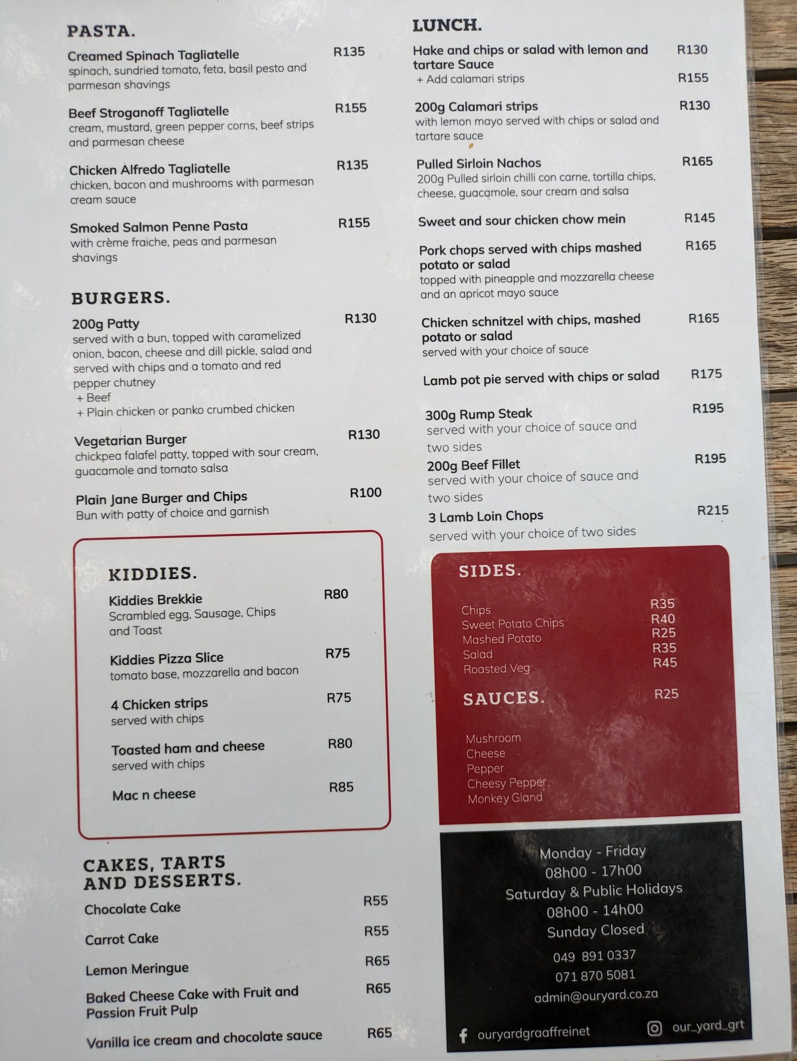 Maria’s Coffee Graaff-Reinet, Robert Sobukwe South Africa