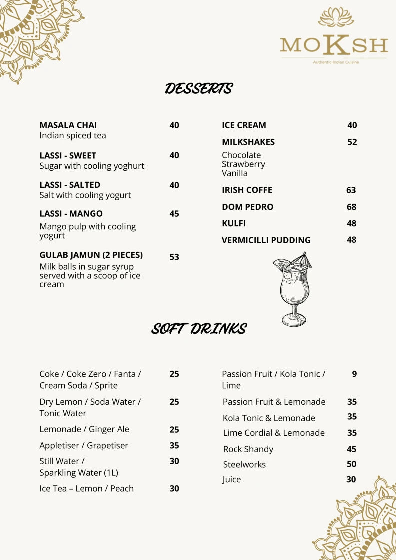 Moksh Restaurant Durbanville, Cape Town South Africa