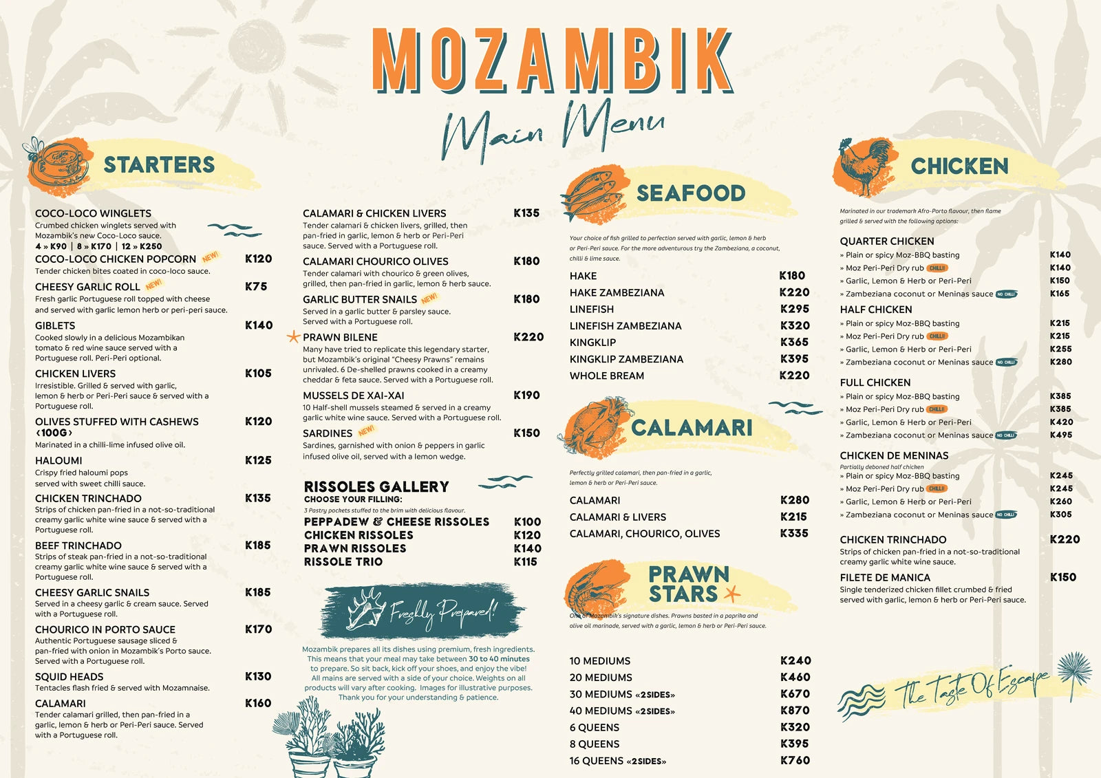Mozambik | Pinnacle Mall, Lusaka Zambia