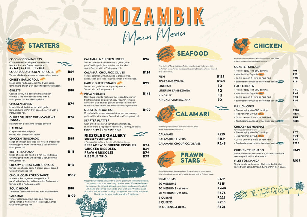 Mozambik Somerset West, Cape Town South Africa
