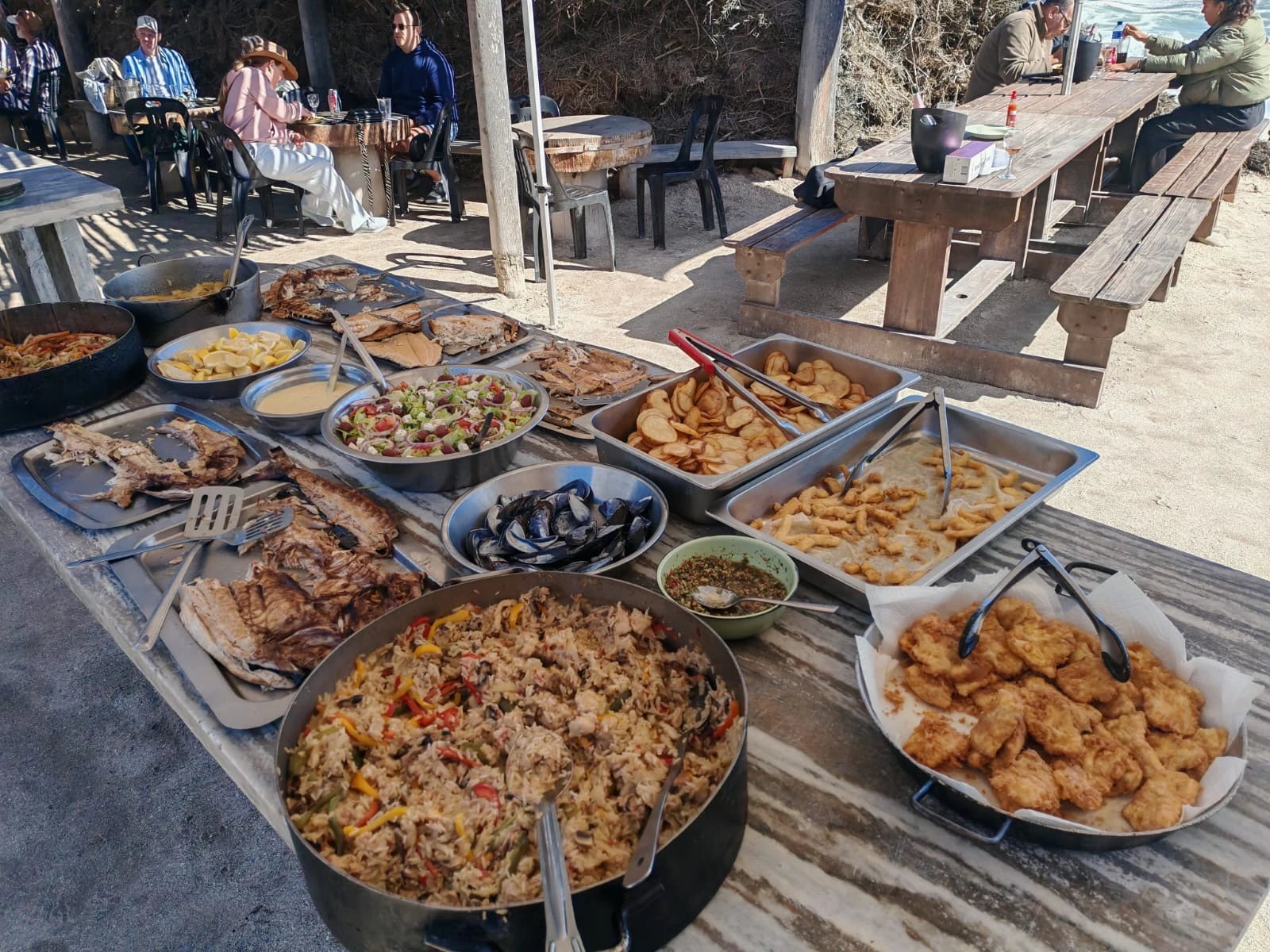 Muisbosskerm Open Air Restaurant, Lambert's Bay South Africa
