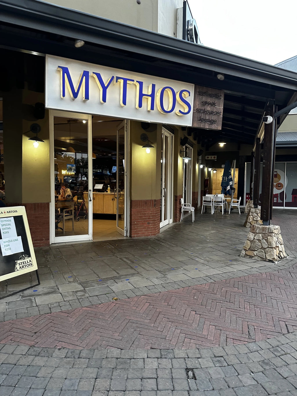 Mythos Greek Restaurant Irene Village, Pretoria South Africa