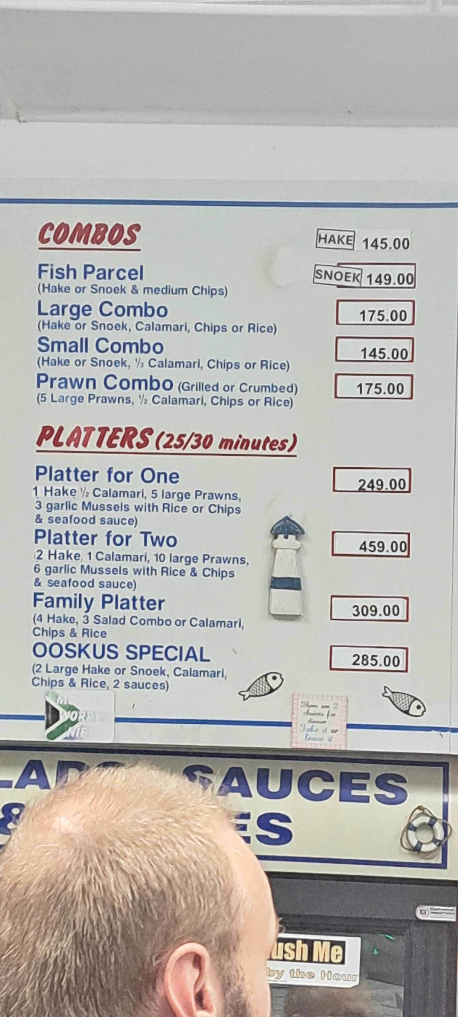 Ooskus Fisheries (Gordon's Bay), Cape Town South Africa