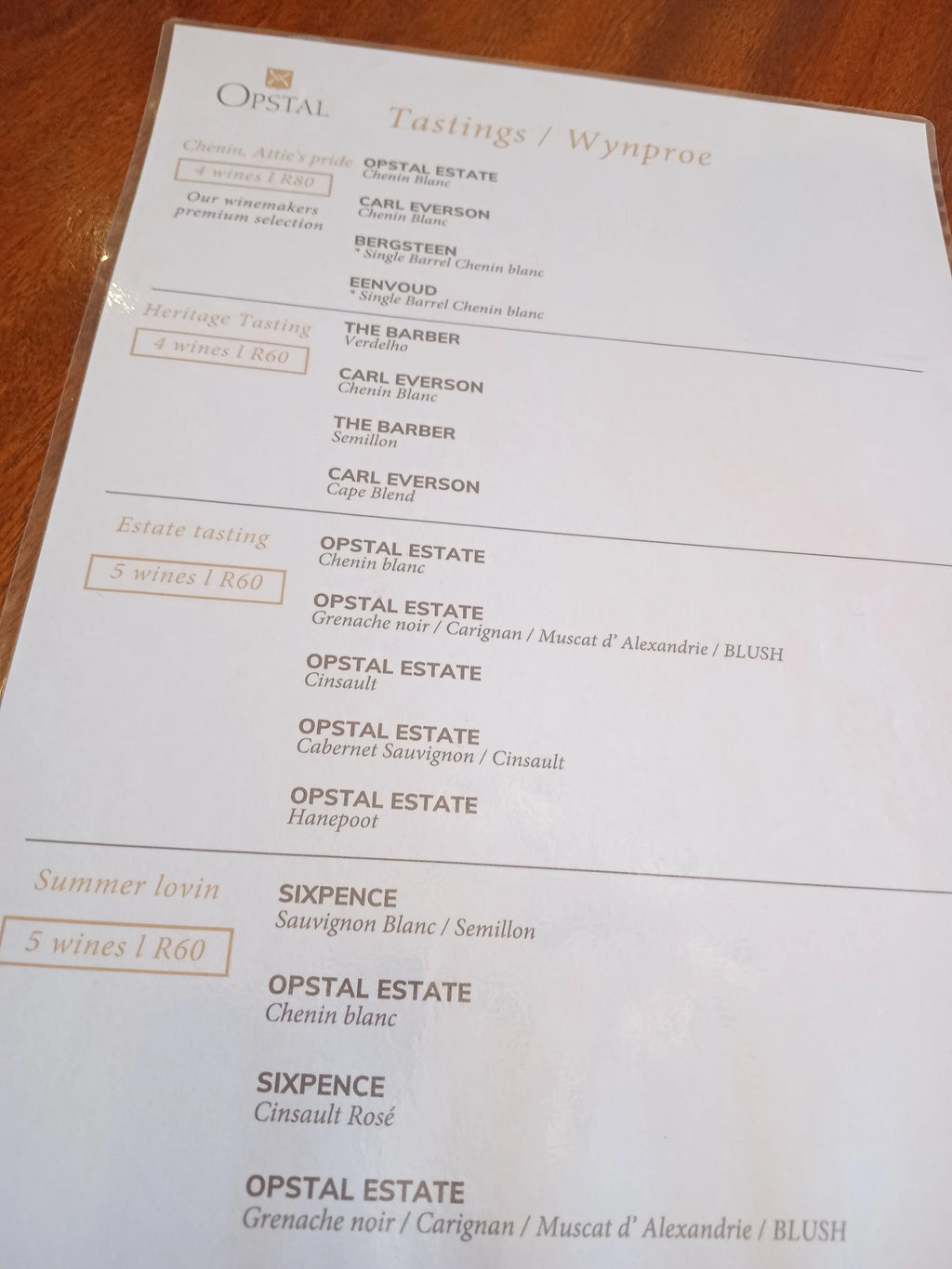 Opstal Estate and Restaurant, Rawsonville South Africa