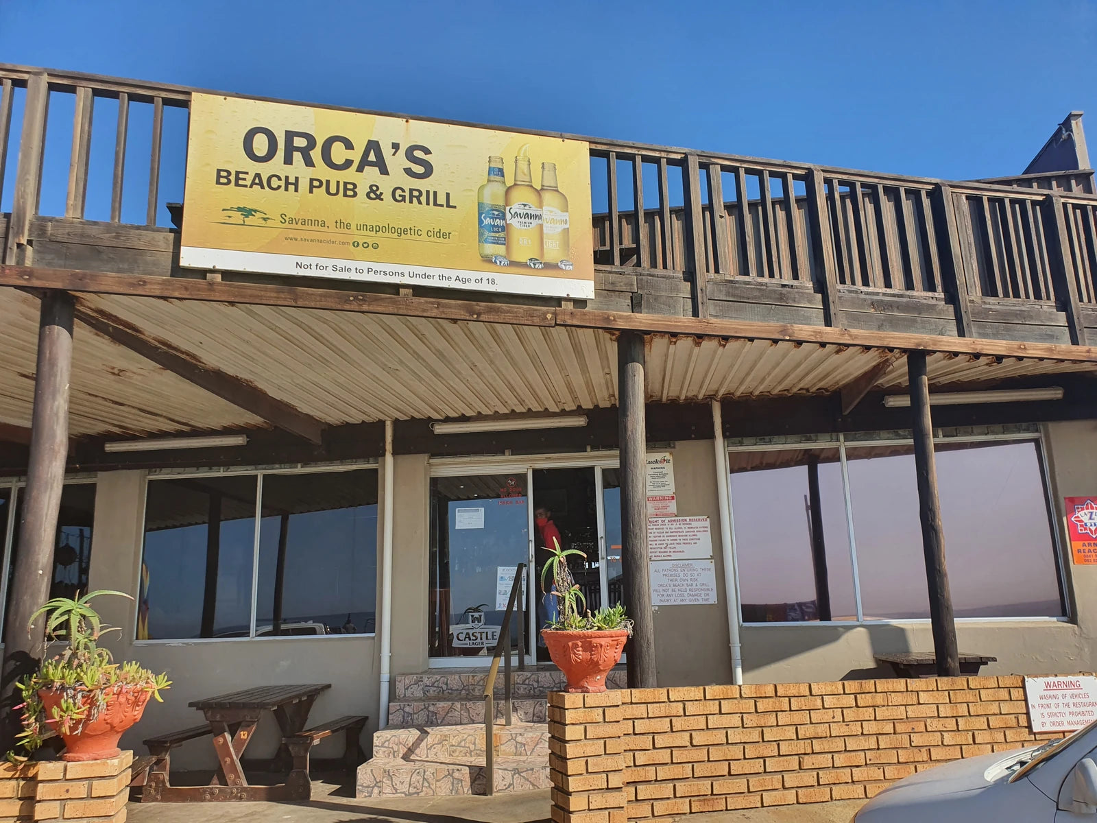 Orca's Beach Bar & Grill, Port Shepstone South Africa