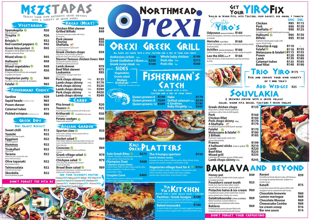 Orexi Greek Street Food - Benoni, Benoni South Africa