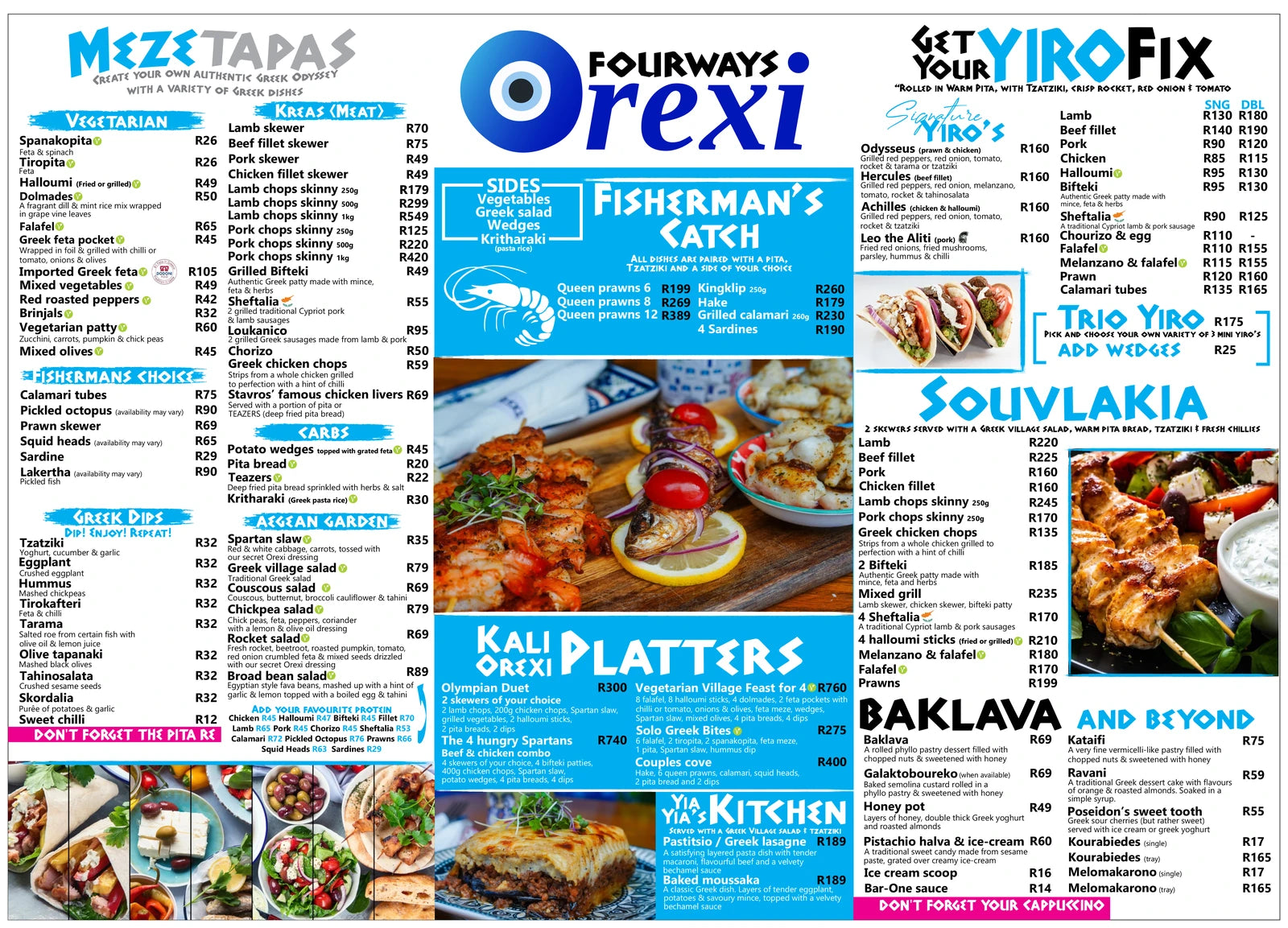 Orexi Greek Street Food - Fourways, Johannesburg South Africa