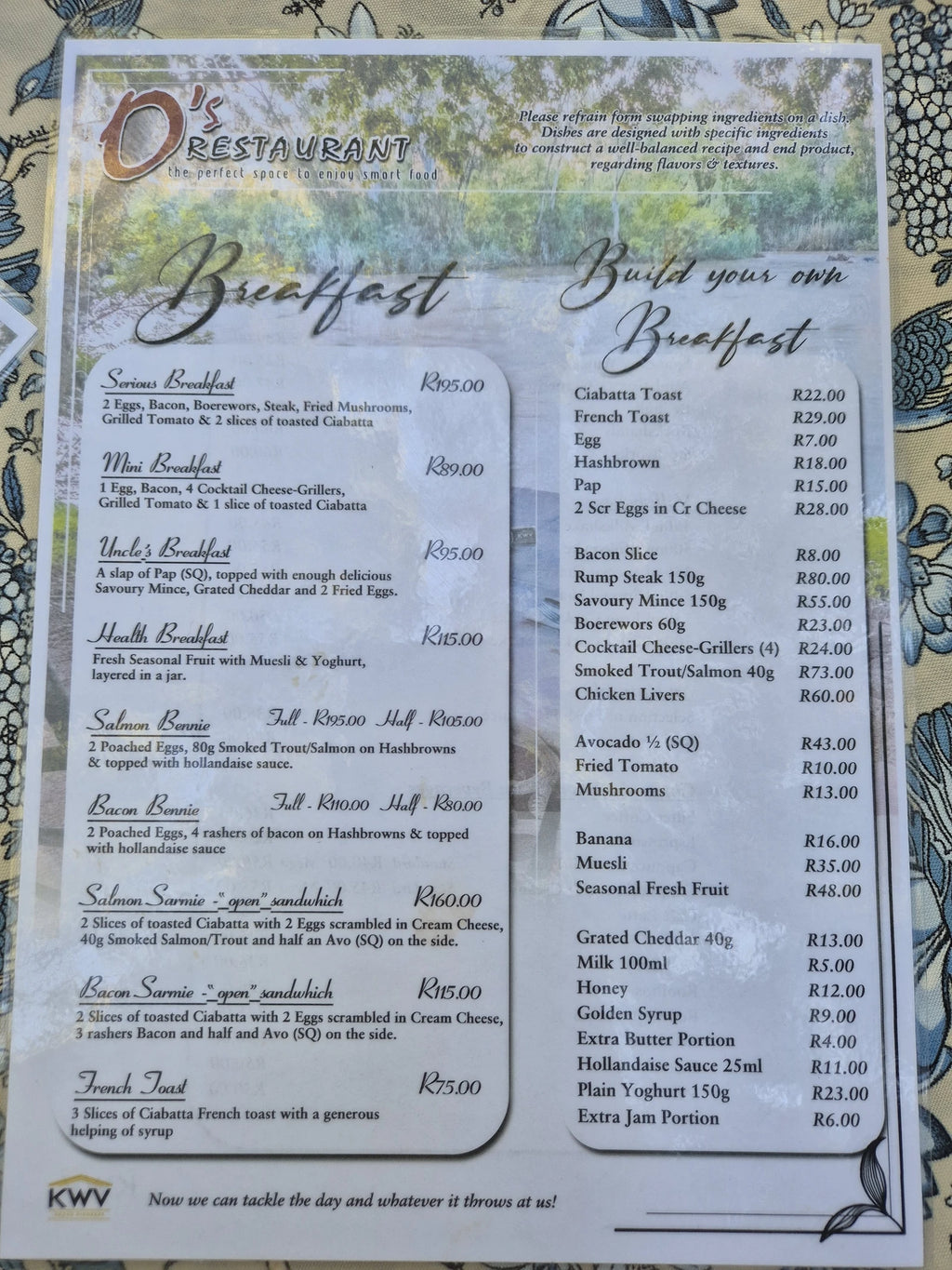O'S Restaurant Parys, Parys South Africa