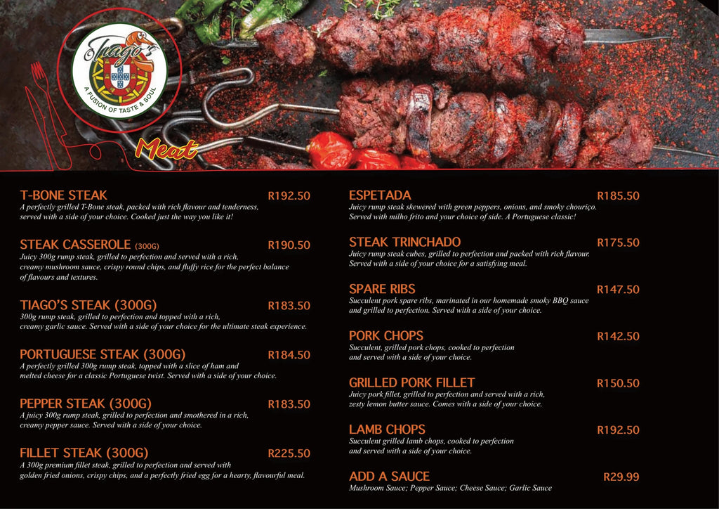 O'Tiagos Portuguese Grill, Boksburg South Africa