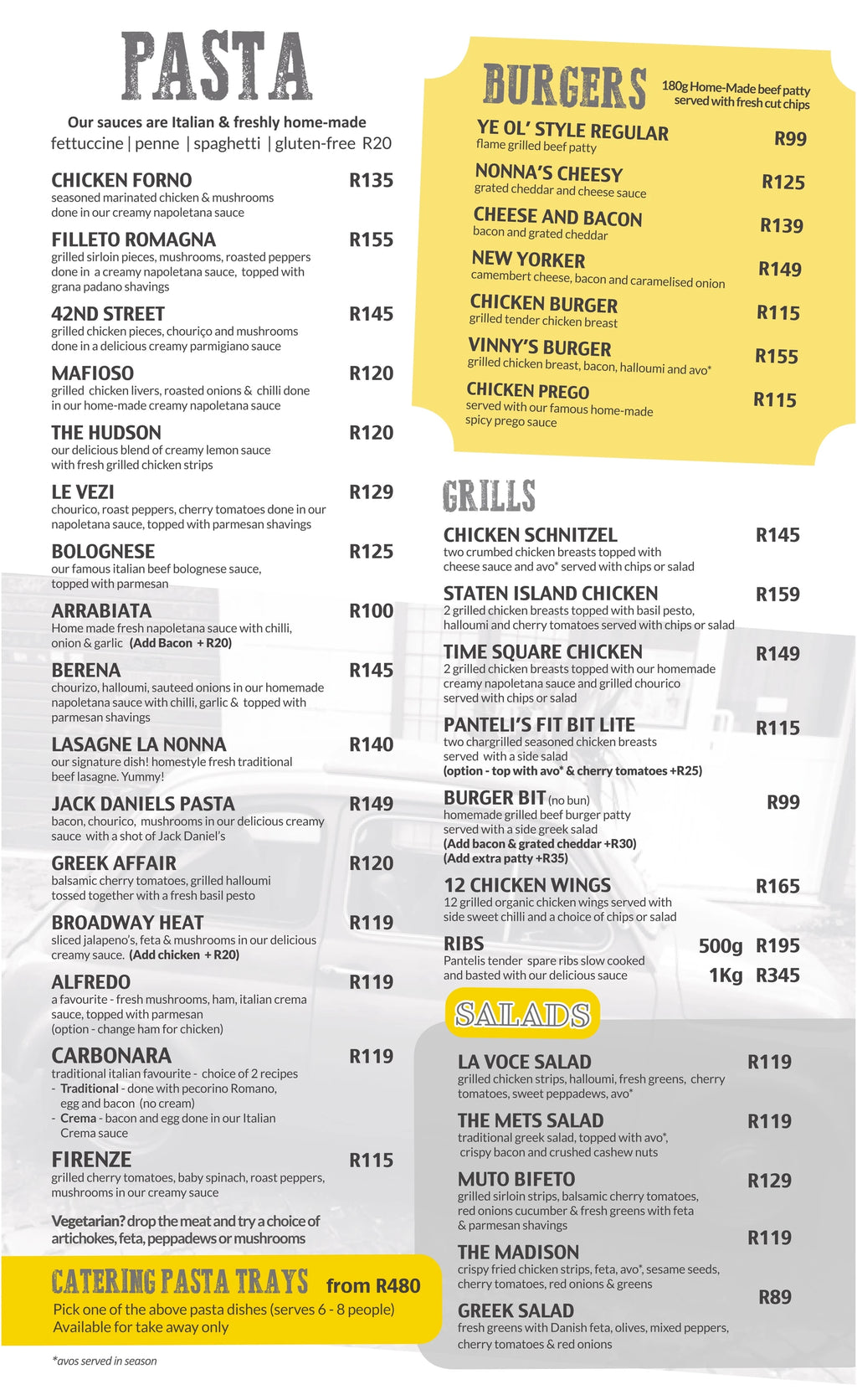 Panteli's Italian kitchen - Boskruin, Randburg South Africa