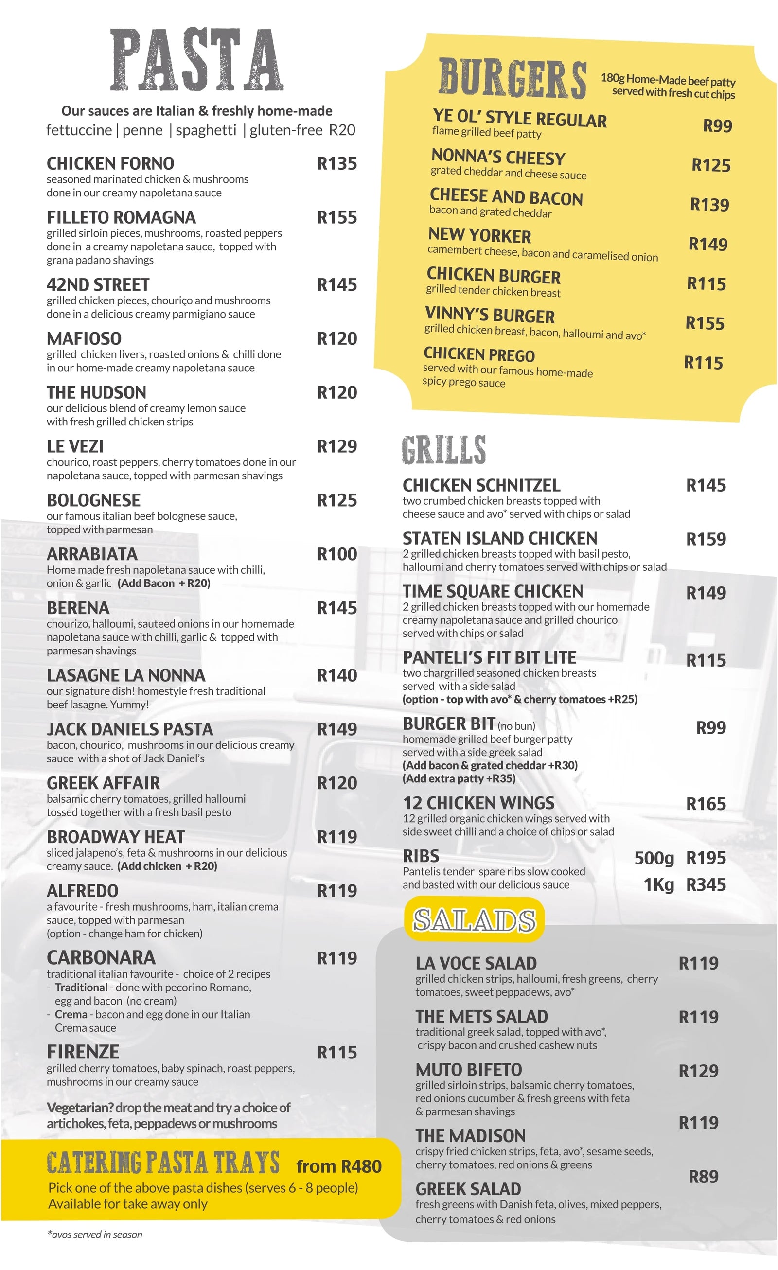 Panteli's Italian kitchen - Boskruin, Randburg South Africa