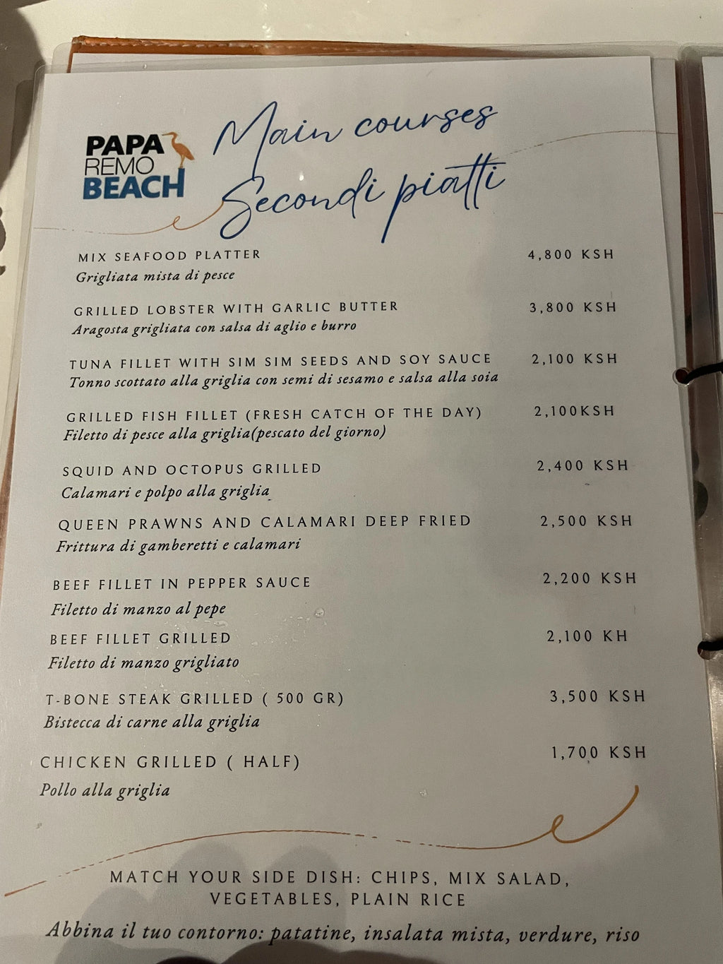 Papa Remo Beach, Watamu Kenya