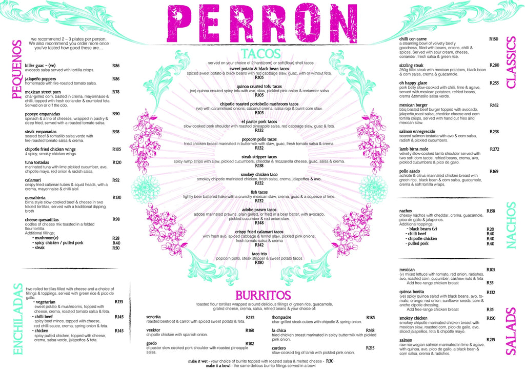 Perron Mexican Restaurant, Sandton South Africa
