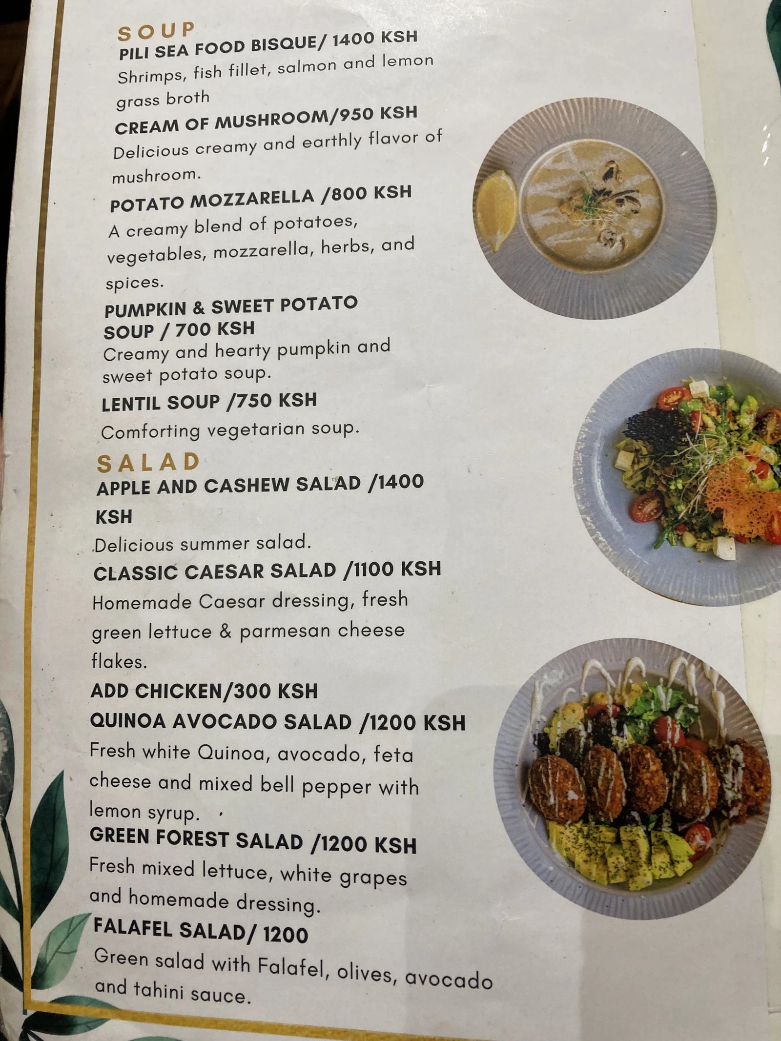 Pili Restaurant GTC MALL, Nairobi Kenya